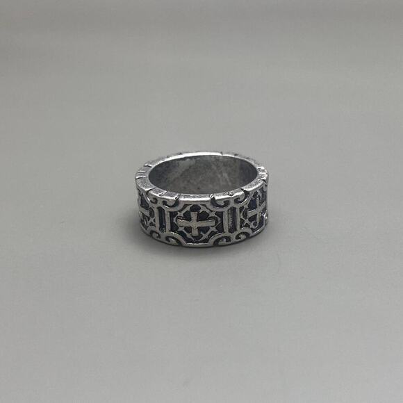 Y2k grunge silver gothic cross - Picture 7 of 7